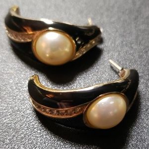 Swarovski vintage earrings for pierced ears